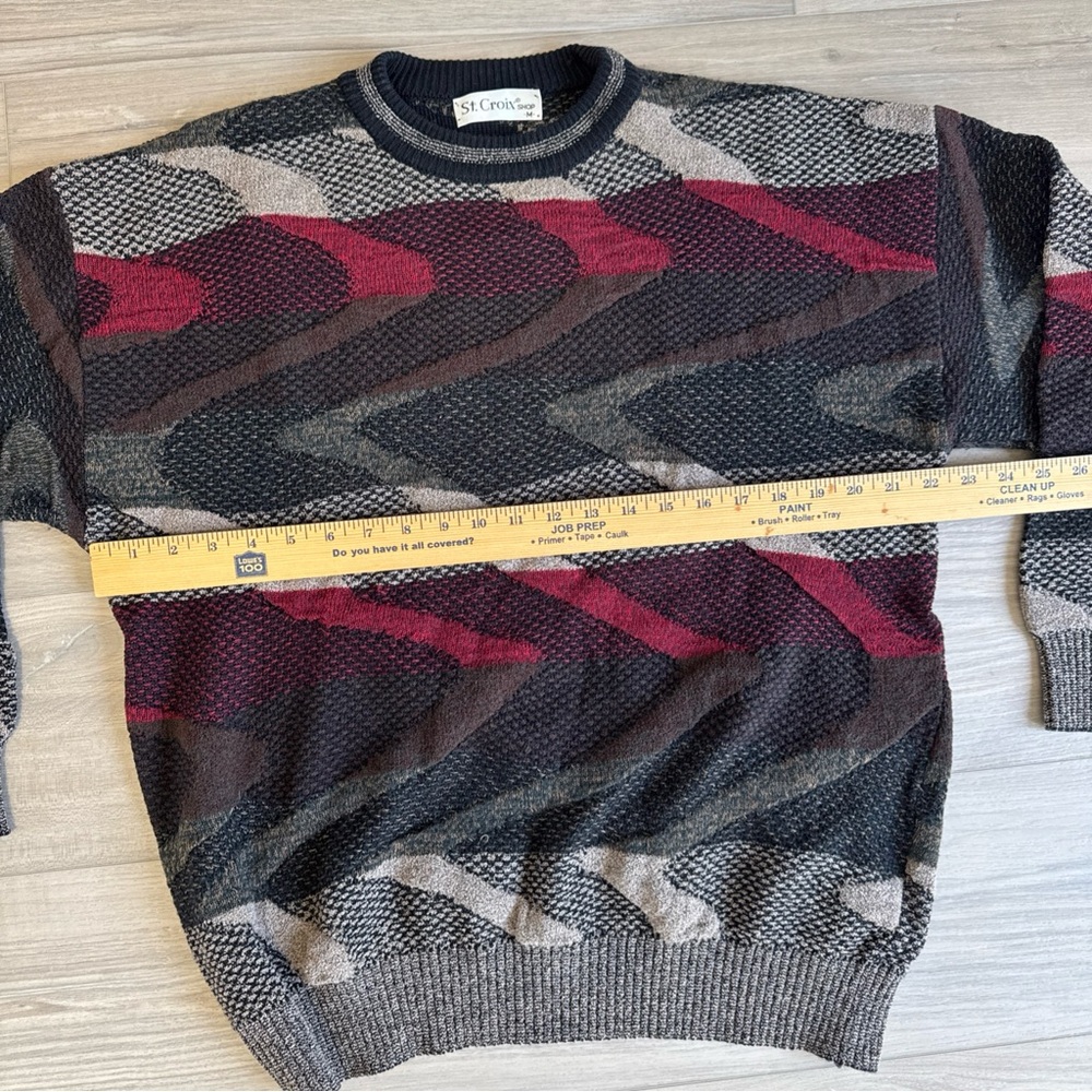 St Croix Textured Wool‎ Sweater Men’s Medium - Picture 3 of 15